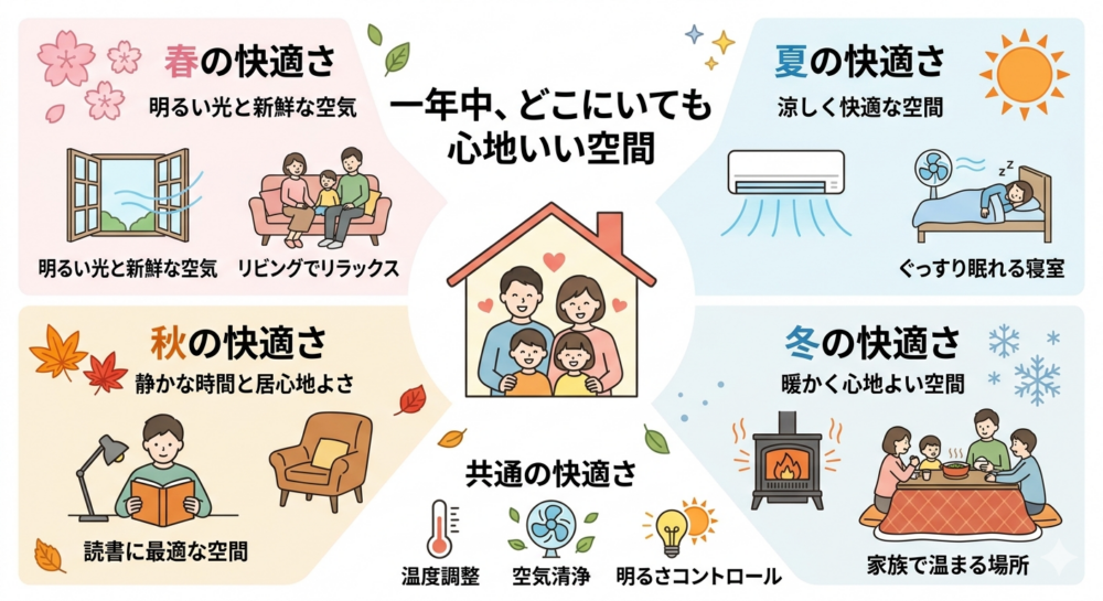 年中心地よい