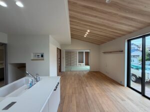 三養基郡D様邸の施工状況：美装工事
