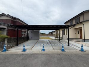 三養基郡D様邸の施工状況：外構工事